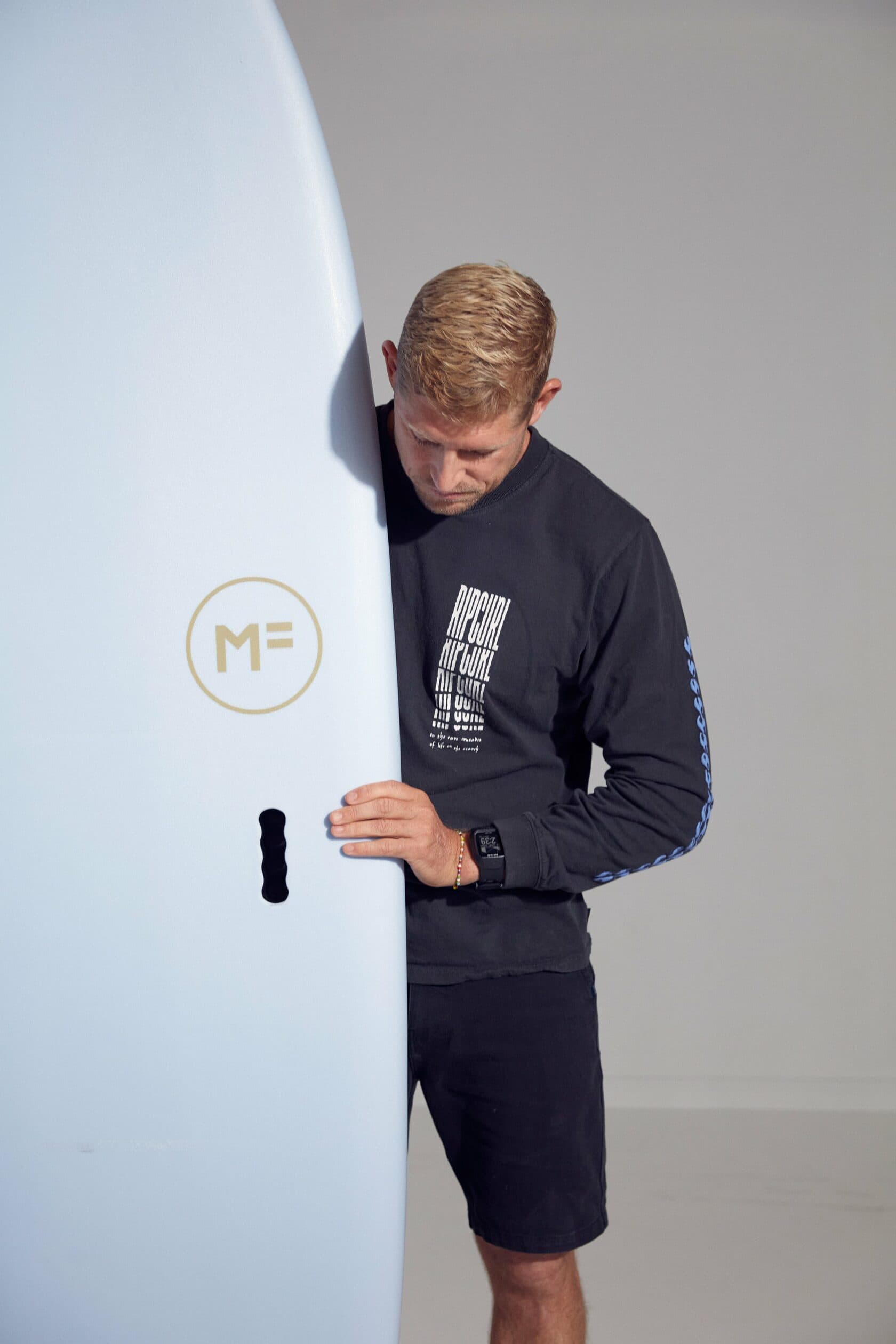 Серфборд MICK FANNING SOFTBOARDS - SUPER SOFT — Небесно-голубой — фото 6