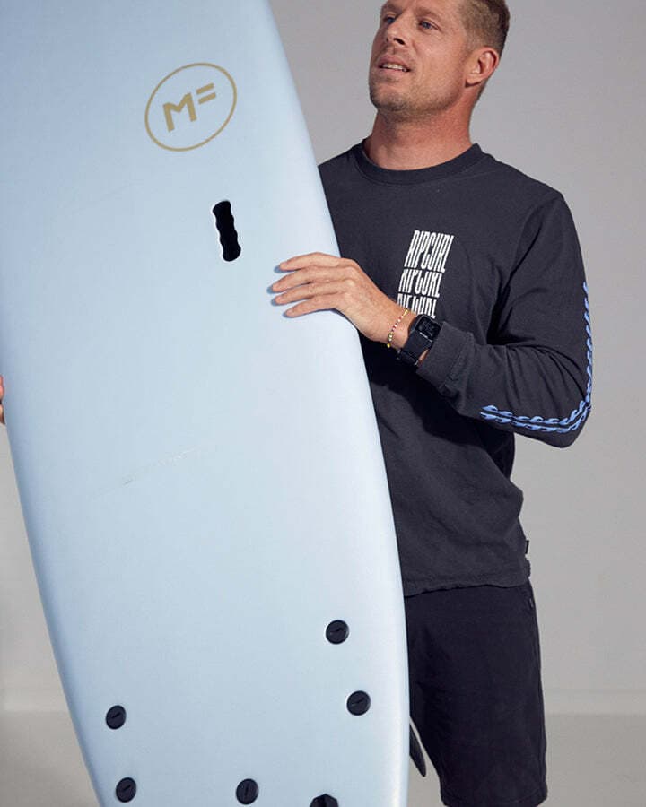 Серфборд MICK FANNING SOFTBOARDS - SUPER SOFT — Небесно-голубой — фото 4