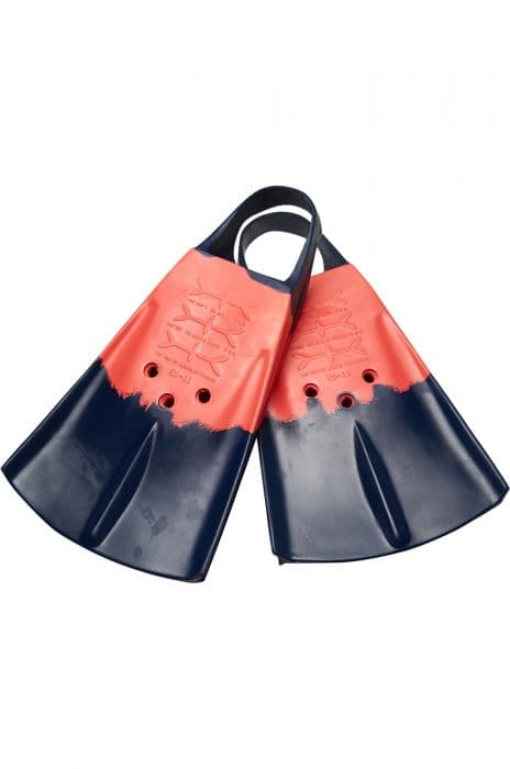 Ласты Для Бодиборд Серфинга HYDRO Fin — Сине-коралловый