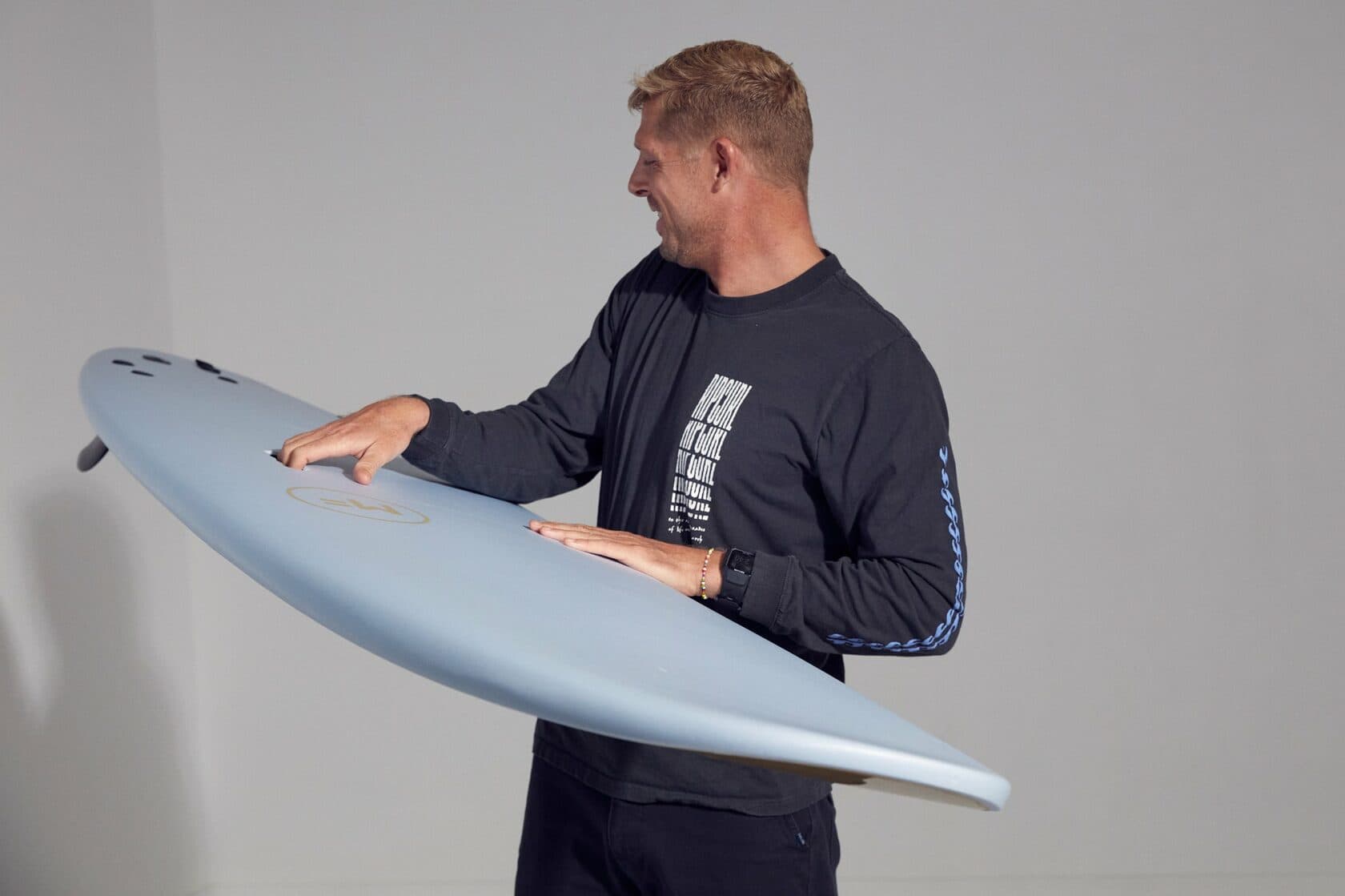 Серфборд MICK FANNING SOFTBOARDS - SUPER SOFT — Небесно-голубой — фото 5