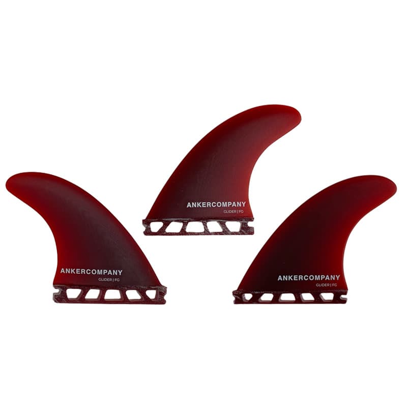 Плавники ANKER GLIDER FG THRUSTER - SINGLE TAB — Бордовый